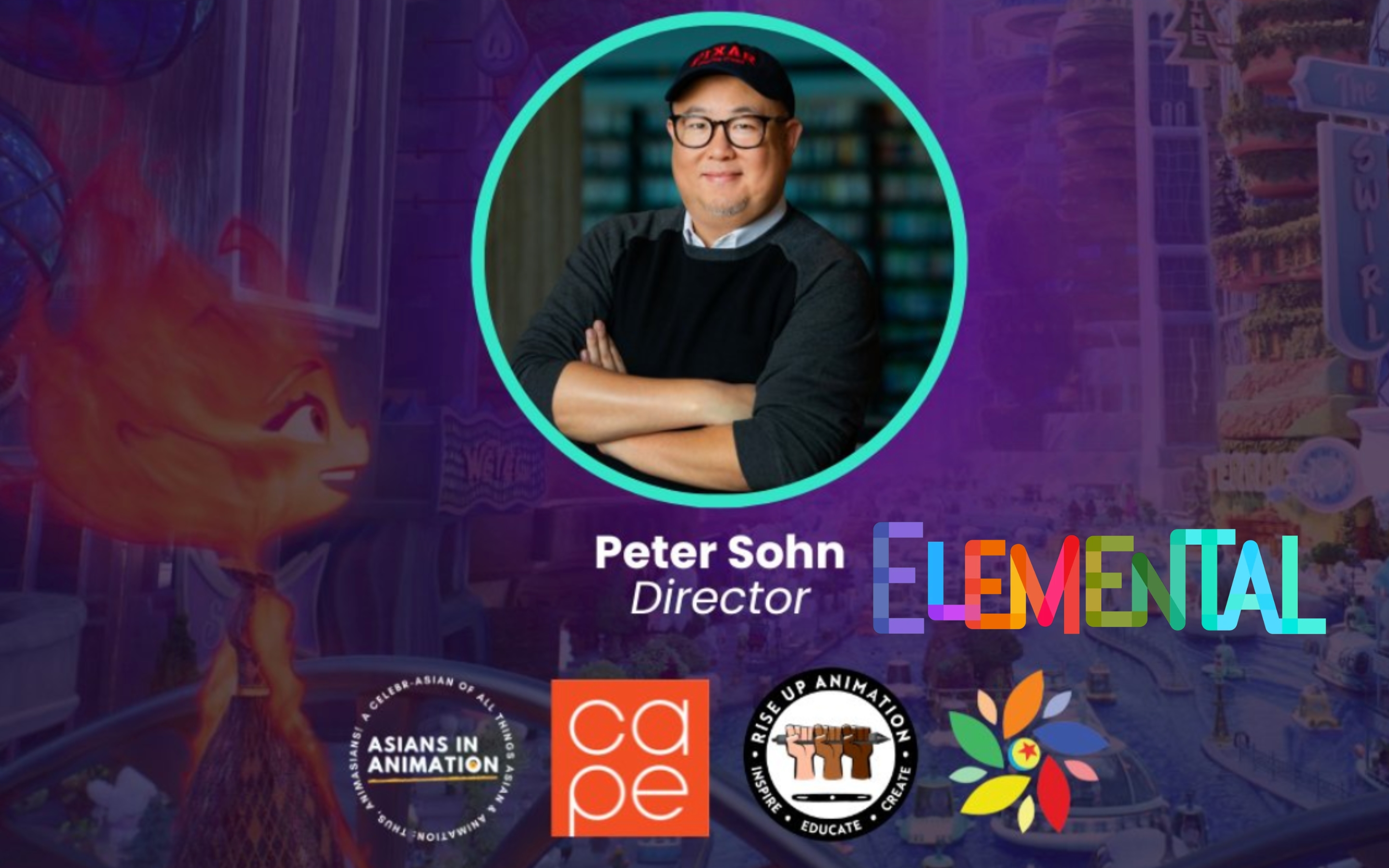 Join Director Pete Sohn in a Live Q&A on May 15, Discussing Elemental