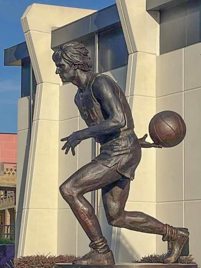 pete maravich statue Watch: unveiling of pete maravich statue at lsu