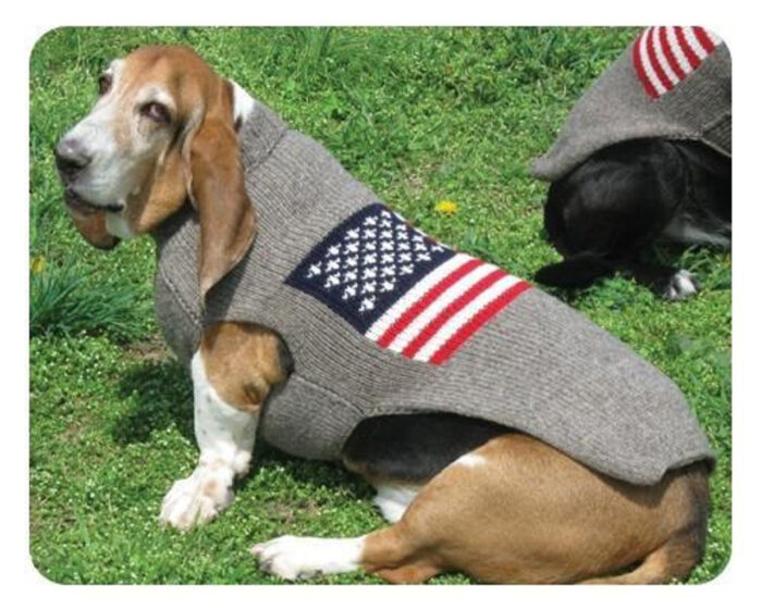 American Flag Wool Sweater-FINAL SALE - Image 2