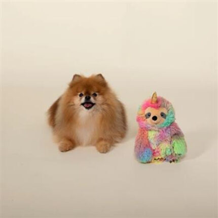 PetShop by Fringe Studio Confetti Betti Slothicorn Plush Dog Toy