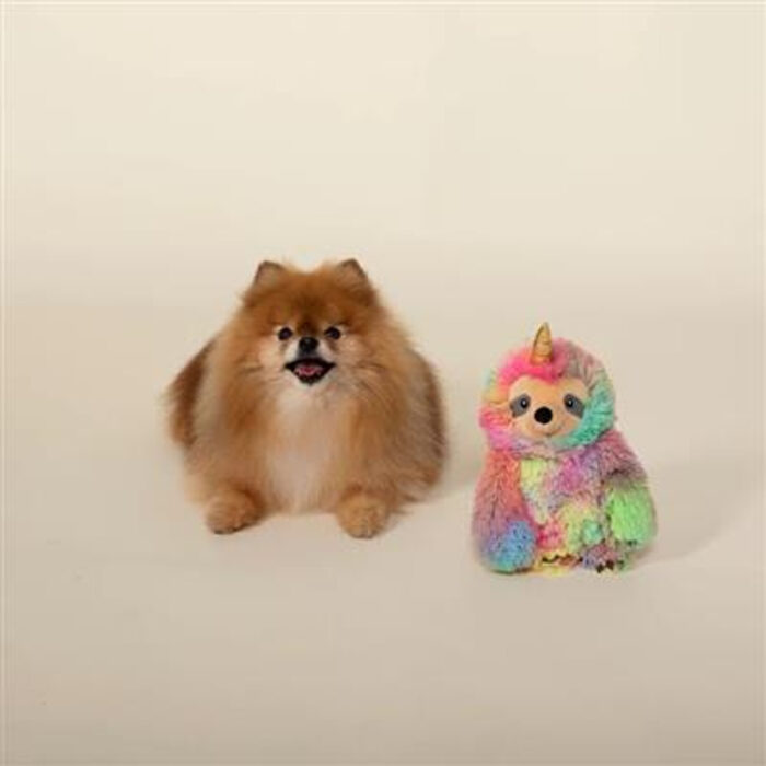 PetShop by Fringe Studio Confetti Betti Slothicorn Plush Dog Toy - Image 1