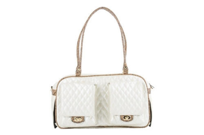Marlee Ivory Quilted with Snake Carrier from PETOTE® - Image 2