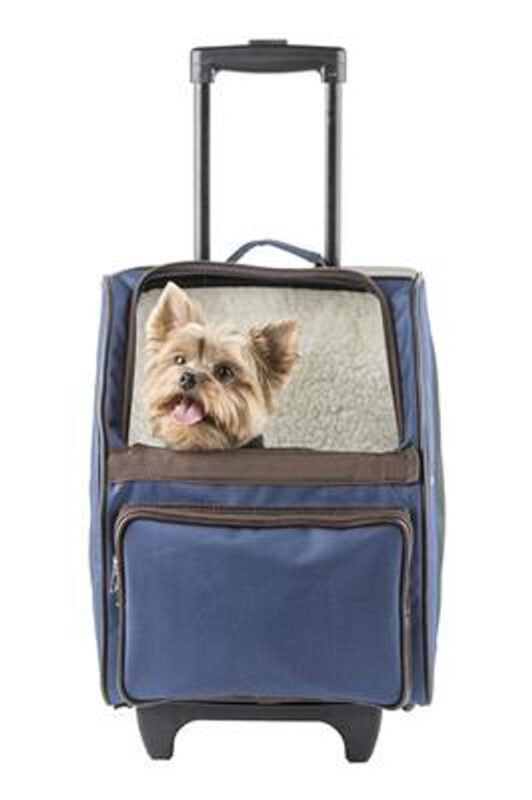 RIO Classic Navy Rolling Carrier 3 in 1 carrier! Airline Approved Carrier, Back Pack, and Car Seat!! from PETOTE®